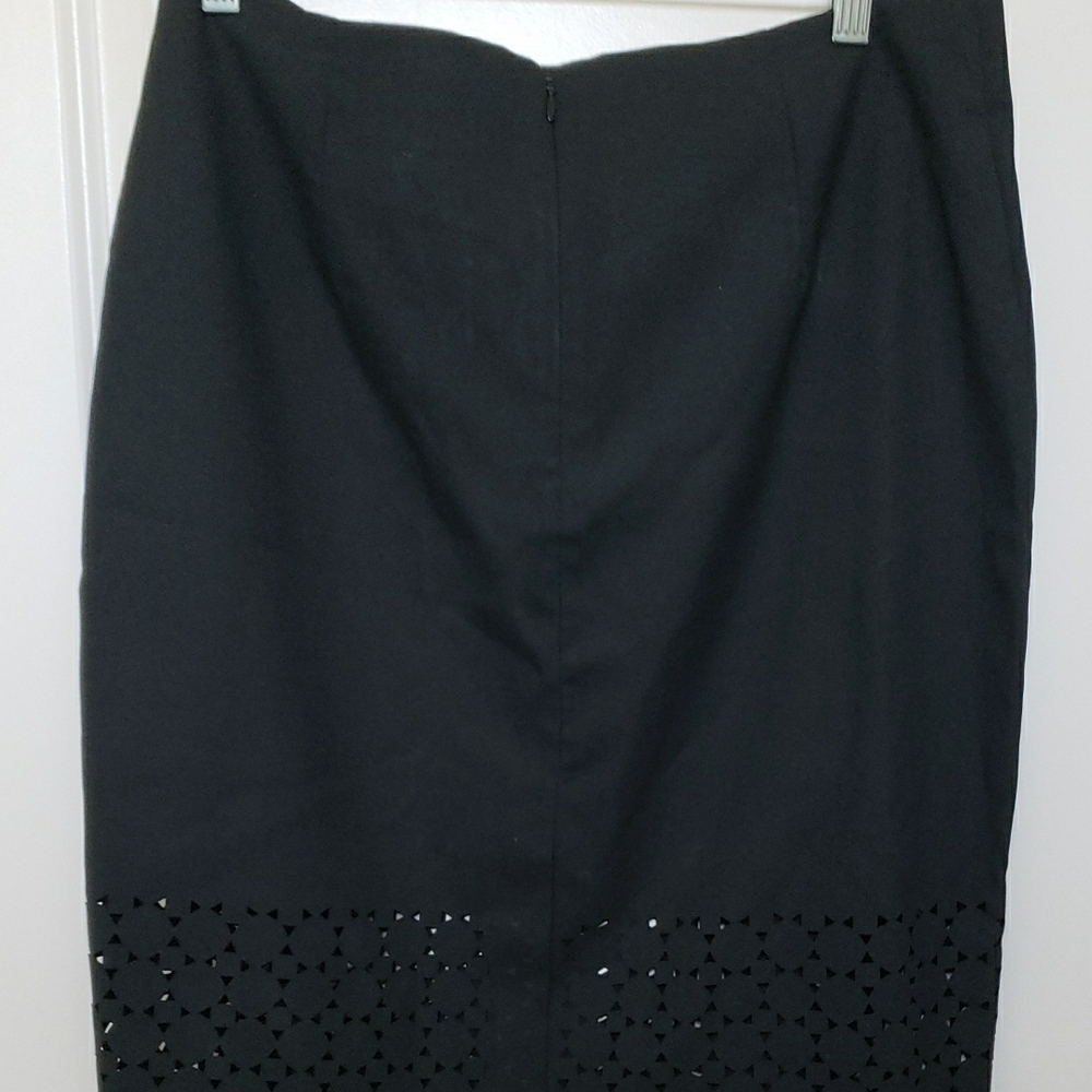 New York & Company Black Cut Out Pencil Skirt - Picture 5 of 5